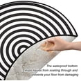 thumbnail image 3 of Halloween Round Christmas Tree Mats Waterproof Tree Skirt, Hypnotic Fascinating Cycle Xmas Tree Stand Tray Mat Floor Protector Pad for Holiday Party Decoration, 28.3", 3 of 6