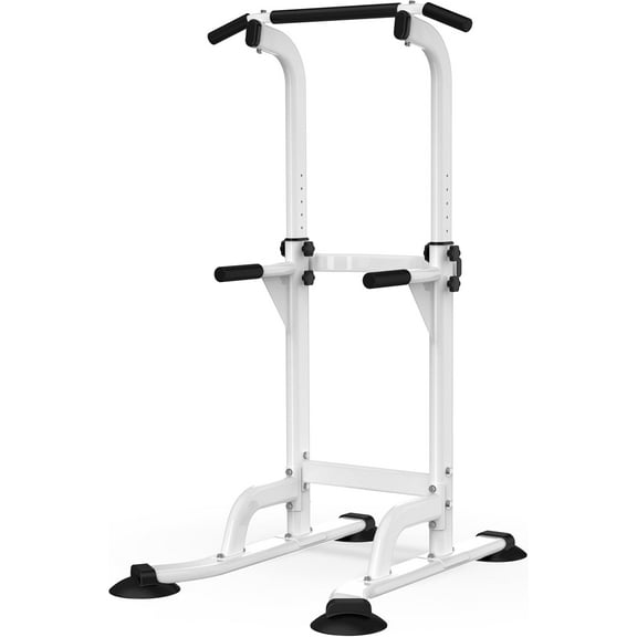 Power Tower Pull Up Bar and Dip Station, Multi-Function Home Gym, Strength Training Fitness Equipment, Height Adjustable