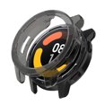 thumbnail image 3 of Pour Xiaomi Watch Color 2 Étui de Protection Demi-Couverture en TPU Ajouré (Transparent, iPhone 16 Pro), 3 of 7