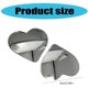 thumbnail image 3 of Blind Spots Mirrors Heart Shaped Convex Rearview Side Mirror for Enhanced Safety Universal Car Wide Angle Side Mirror, 3 of 4