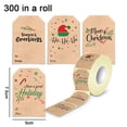 thumbnail image 2 of Etiquetas adhesivas de regalo de Navidad, 300 pegatinas autoadhesivas para decoración de fiestas de cumpleaños, bodas y vacaciones, 2 of 5
