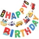 thumbnail image 4 of Conjunto de pancartas con diseño de barco para fiesta de cumpleaños, banderines coloridos de avión y camión, guirnalda de banderas creativa, suministros para fiestas de cumpleaños, 4 of 6