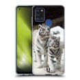 thumbnail image 1 of Head Case Designs Famous Animals Two White Tigers Soft Gel Case Compatible with Samsung Galaxy A21s (2020), 1 of 7