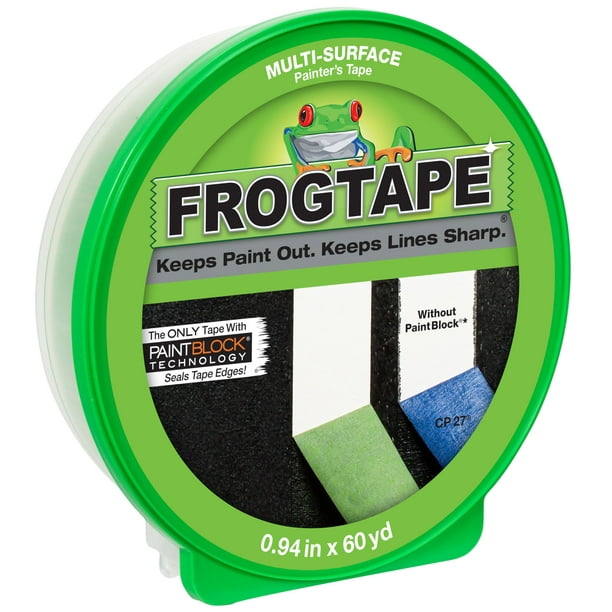 Cinta Adhesiva FrogTape Multi-Superficie 2,4 cm x 55 m Verde