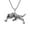 Silver, variant on Men's Stainless Steel Vintage Style Punk Tiger Head Animal Hip Hop Necklace Only Pendant