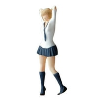 1/64 Miniature Short Hair Girls Figurines Tiny People Model Sand Table Ornament Miniature Diorama Action Figurines for Miniature Scene Decor