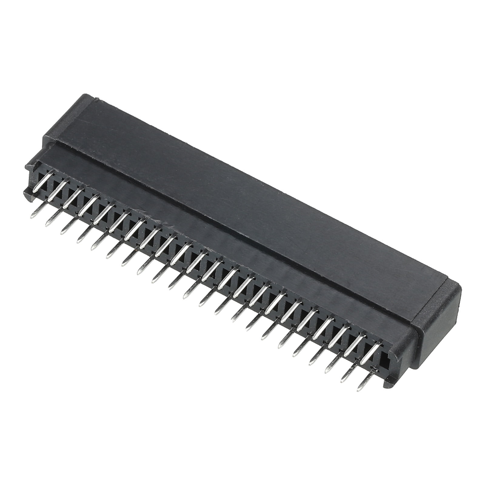 Card Edge Connector Black Socket Straight Connection 44 Pin 2.54mm