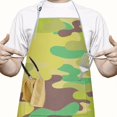 thumbnail image 2 of Camouflage Adjustable Waterproof Apron for Adults 33x27 Inch – Cooking Apron with 2 Large Pockets, Durable Polyester Bib for Kitchen, Baking, BBQ, and Home Use, 2 of 6