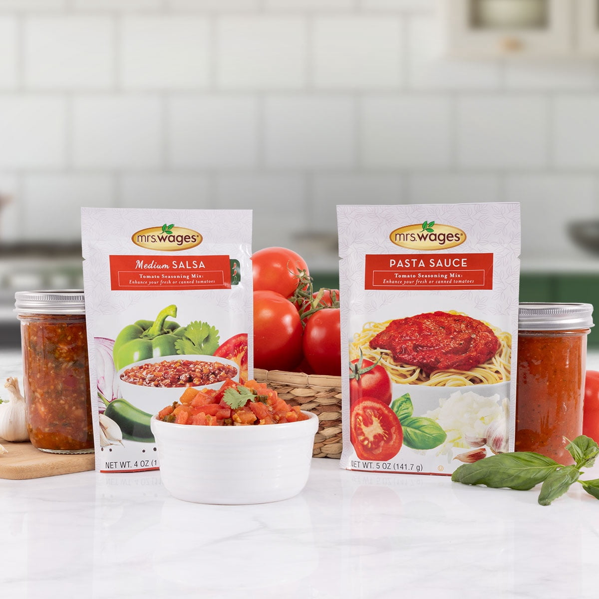 (2 pack) Mrs. Wages Easy Ketchup Mix - Delightful Flavor, Kosher, No Artificial Colors
