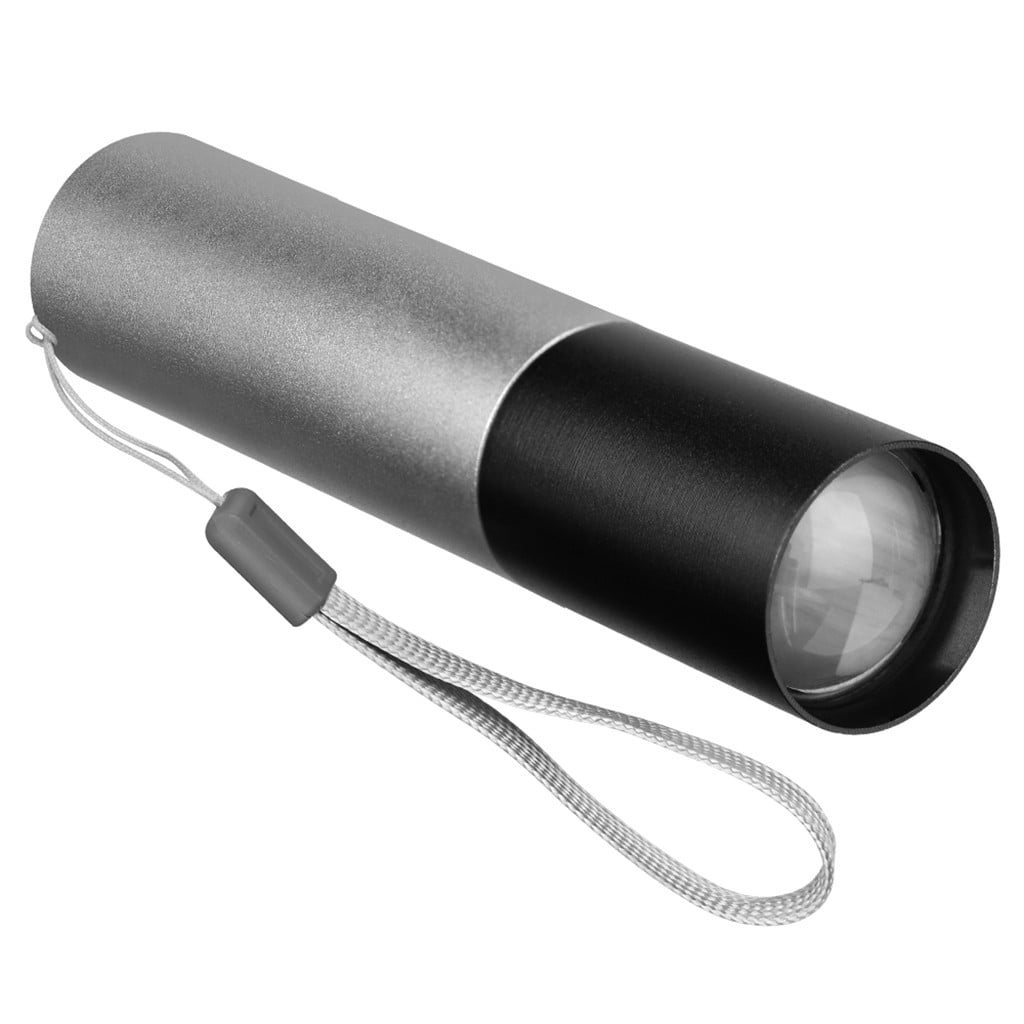 Mini Q5 LED 1000LM USB Rechargeable Zoom Flashlight Torch Lamp Light 3Modes 