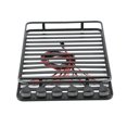 thumbnail image 4 of Metal Luggage Rack With 6 LED Lights Climbing Car Accessories Climbing Car Roof Luggage Rack With 6 Lights, 4 of 6