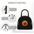 thumbnail image 4 of Disketp Orange Dalia Bolsa Térmica para Almuerzo, Lonchera con Abertura Amplia y Gran Capacidad, Organizador Reutilizable para Mujeres, Hombres y Adultos, 4 of 6