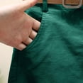 thumbnail image 5 of XIAONU Skort For Women Asymmetrical Hem High Waist Knee Length Skort Lightweight Chic Summer Vacation Skort, 5 of 5