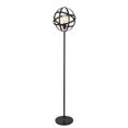 thumbnail image 3 of Q-Max JM99-1033F Metal Floor Lamp with Spherical Cage, Black, 3 of 5