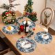 thumbnail image 5 of Ireezec Christmas Diatomite Placemat t Reusable Heat Resistant Washable Table Mats Holiday Dining Party Decoration Insulated Tabletop Protector for Festive Gatherings, 5 of 6