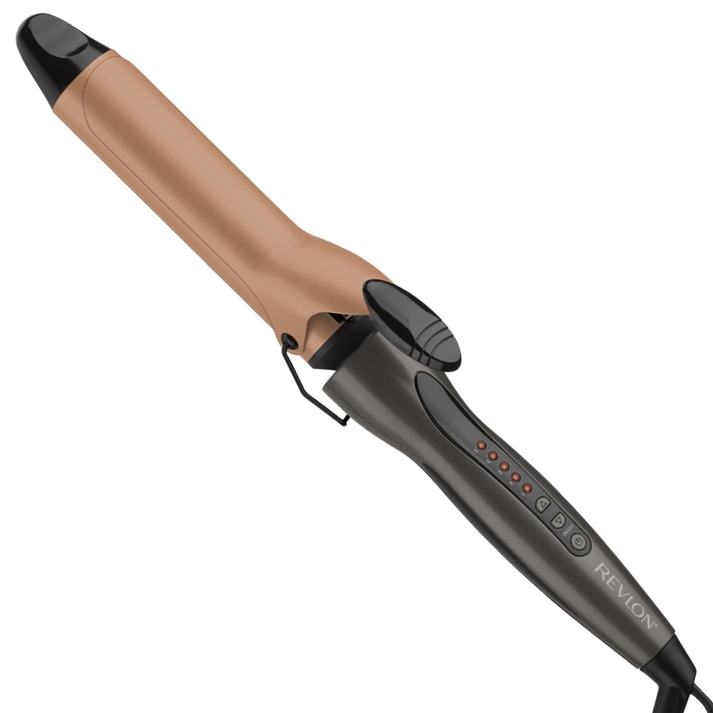 Revlon Pro Collection Copper Ceramic 1 1/4" Curling Iron, Black