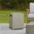 thumbnail image 5 of Pemberly Row Powder-coated Steel Propane Tank Cover in Mist Gray, 5 of 5