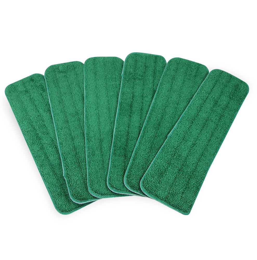 8/10/12pcs Replacement Mop Pads Microfiber Cleaning Pads for Squeeze Flat Mops 