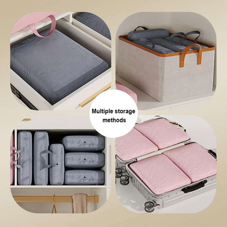 3pc 100l Large Storage Bag With Zip,clothes Storage Bags Moving Bags,under  Bed Storage Bags For Clothes,duvets,pillows,bedding,775524cm