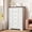 White, variant on Farmhouse Tall Cabinet Organizer for Living Room, Hallway, White Oak, 5 Drawer Chest of Drawers for Bedroom - Vertical Chest of Drawers