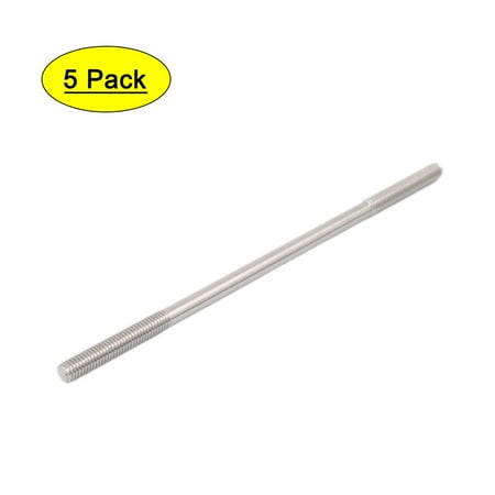 

Unique Bargains M8 x 190mm Tight Adjustable Push Rod Double End Thread Stud Screw Bolt 5pcs