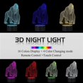 thumbnail image 2 of Luz nocturna 3D Gorilla, lámpara de ilusión LED Metplus, luz nocturna holográfica con ambiente para decoración de habitación infantil., 2 of 5