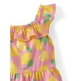 thumbnail image 2 of The Children's Place Toddler Girls Sleeveless Play Dress, Ruffle, Sizes 2T-5T, 2 of 3