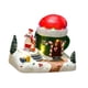 thumbnail image 4 of Adorno de escritorio en miniatura iluminado con escena de nieve navideña, artesanía decorativa con Taza, 4 of 9
