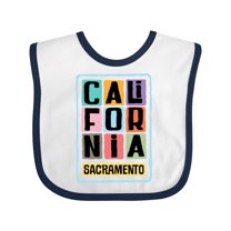Inktastic Sacramento California Gifts Boys or Girls Baby Bib