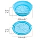 thumbnail image 3 of Fryer Liners Reusable Basket Liners, Round Liners Replacement Parchment Liners 8.2inch, Disposable Alternative Fryer Accessories, Heavy Duty Food Grade Material, Foldable Design Portable, 3 of 8