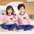 thumbnail image 1 of Pijamas de Navidad para niños y niñas, ropa de dormir de algodón, traje de dibujos animados, invierno, 2020, 1 of 4