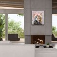 thumbnail image 4 of Epic Graffiti 'Flower Crown Tabby Cat 3' by Furbaby Affiliates, Canvas Wall Art, 26"x30", 4 of 8