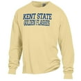 thumbnail image 2 of Men's ComfortWash Gold Kent State Golden Flashes Stack Garment Dyed Long Sleeve T-Shirt, 2 of 3
