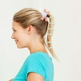 thumbnail image 4 of Fiudx Diadema En Lazo, Elegante Lazo En Pelotón En Cable, Teléfono, Goma Resistente En Pelo, Impermeable En Niñas, Accesorio En Pelo Diario, Modal Femenino, Ideal para Nadar y Bañarse, Diseño En Elas, 4 of 4