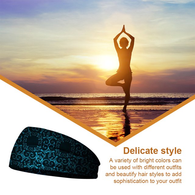 Bandeaux Sport Imprimé Fleur Classique Bandeau Élasticité Turban Douceur Accessoires Cheveux Type 2