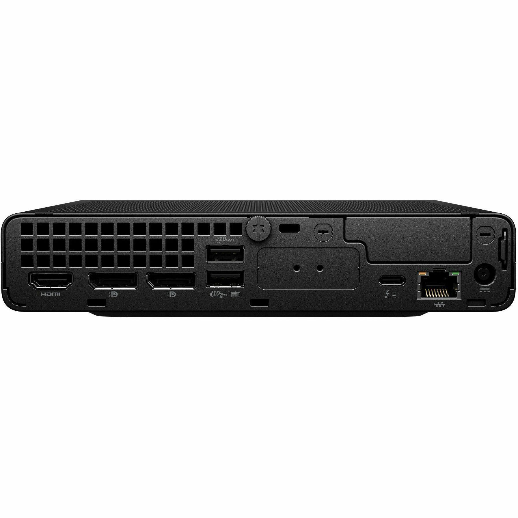 HP EliteDesk 8 G1a Desktop Computer - AMD Ryzen AI 7 350 - 32 GB - 512 GB SSD - Mini PC - Jack Black - AMD Chip - Windows 11 Pro - AMD Radeon 860M Graphics DDR5 SDRAM - English Keyboard - IEEE 802....