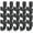 Black 20PCS, variant on S-Shaped Hanger Hooks,Clip-On Hanging Hooks,Plastic Pegboard Hooks,Plastic Storage Hanger,0.39X0.96 Inch Mini Hanging Hooks,Clip Hangers for Organizing Towels Bags and Clothes Garage,Black 10PCS