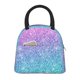 thumbnail image 1 of Disketp Multicolor Glitter Bolsa Térmica para Almuerzo, Lonchera con Abertura Amplia y Gran Capacidad, Organizador Reutilizable para Mujeres, Hombres y Adultos, 1 of 6