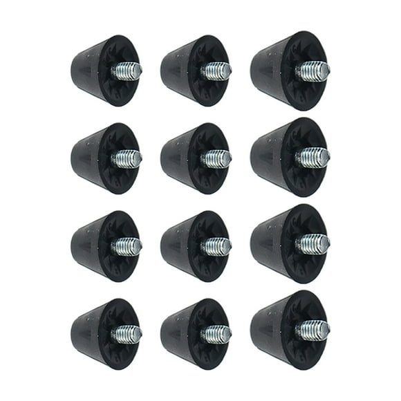 12x Football Boot Studs, Rugby Shoes Studs, Anti Slip Track Shoes Spikes Soccer Shoe Spikes for Athletic Sneakers Competition