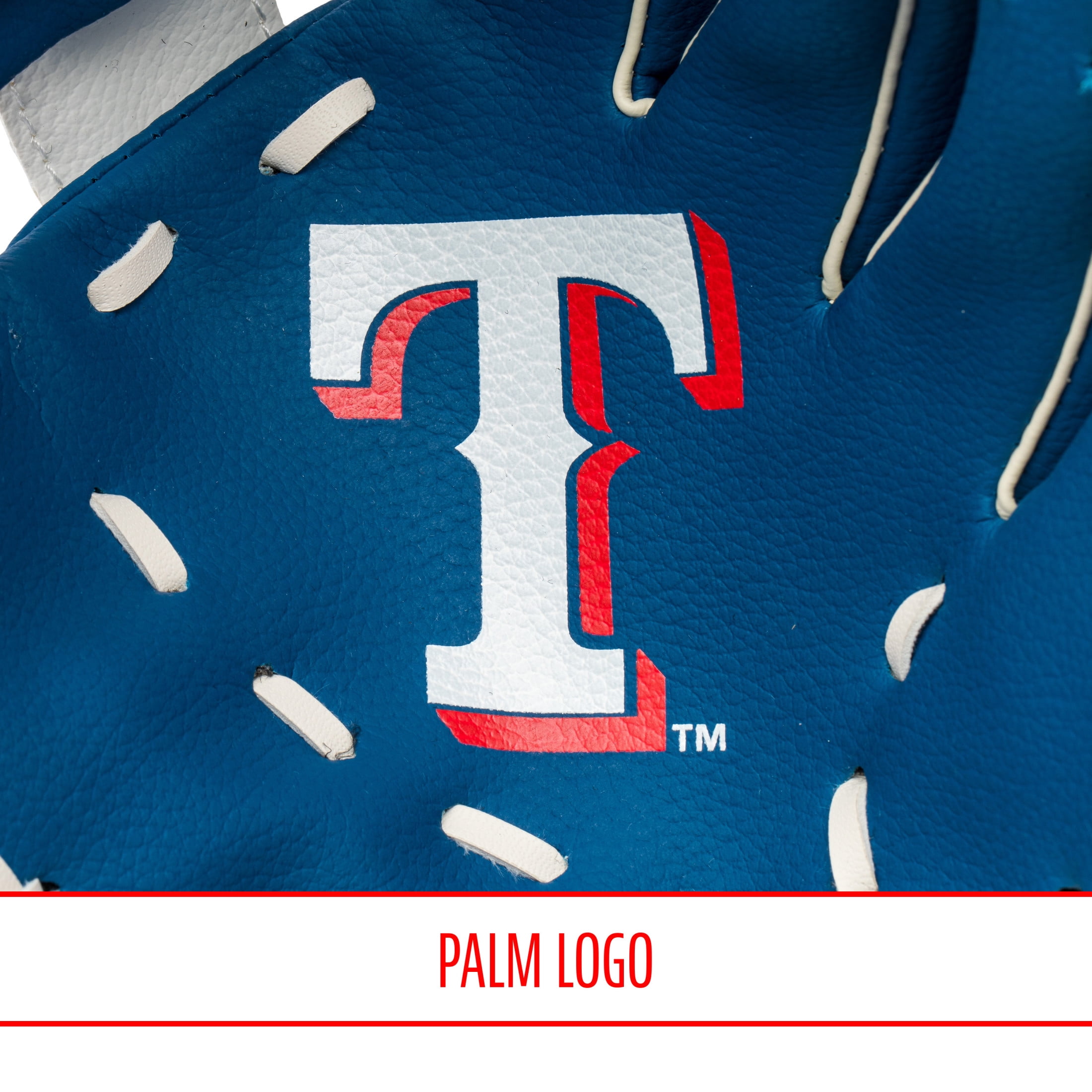 Franklin Sports MLB Texas Rangers Youth Teeball Glove + Ball Set, 9.5 in