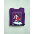 thumbnail image 3 of Snowy Cool Vibes - ICEE Bear Snowboarding Graphic Sweatshirt Women's, 3 of 4