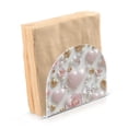 thumbnail image 2 of 3d Hearts Flower Jewels Pearls Napkin Holder for Table Clear Napkin Stand Paper Holder Acrylic Organizer Dispenser Napkins for Dinner Kitchen Restaurant Room, 2 of 8