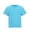 Blue, variant on Fancifize Boys Girls Casual Tshirts Kids Summer Dry Fit Short Sleeve Crewneck Solid Color Tops 5-15 Years