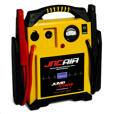 Clore Automotive Jump-N-Carry JNCAIR 1700 Peak Amp 12 Volt Jump Starter with Air System