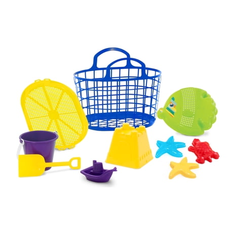 Play Day Beach Basket Set, 10 Pieces
