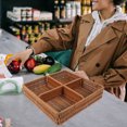 thumbnail image 4 of OULII Organizador De Escritorio Y Cesta De Almacenamiento Tejida Para Decor Y En Tono Marrón Claro, 4 of 6