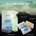 thumbnail image 3 of Magic Shield Clay Bar Triple Pack – 100g Light, Medium & Heavy + GlideTech Lubricant | Professional Auto Detailing & Deep Cleaning, 3 of 11