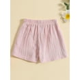 thumbnail image 2 of nvzhuang Toddler Shorts Elastic Short Pants with Pockets for Newborn Boys Girls Summer Clothes, 2 of 9