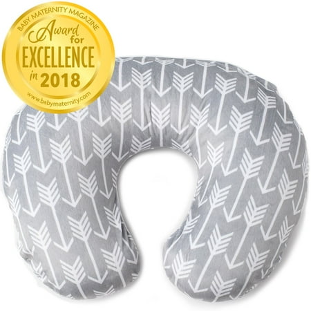 Kids N' Such Minky Nursing Pillow Cover - Best for Breastfeeding Moms - Super Soft Fabric Fits Snug On Infant Nursing Pillows to Aid Mothers While Breast Feeding - Nursing Pillow Slipcover - (Best Nursing Cover For Large Breasts)