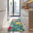 thumbnail image 4 of Pioneer Flower Floral Print Pattern Kitchen Rug Mat,Kitchen Runner Rugs Non Skid Washable,Decorative Kitchen Floor Mats for Kitchen,Sink,Laundry,17"x47.2", 4 of 7